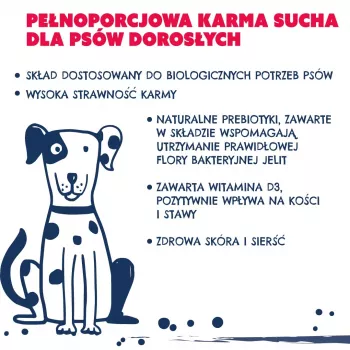 TEO Rich in beef - sausas šunų maistas - 9kg