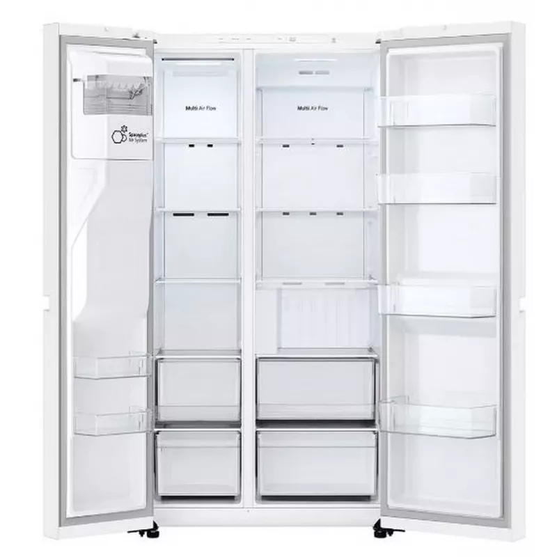 LG GSLC40SWPE šaldytuvas šonas prie šono laisvai pastatomas 638 l balta