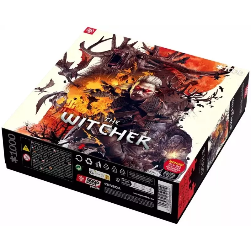 Good Loot Gaming Puzzle: The Witcher Monsters, 1000 vnt.