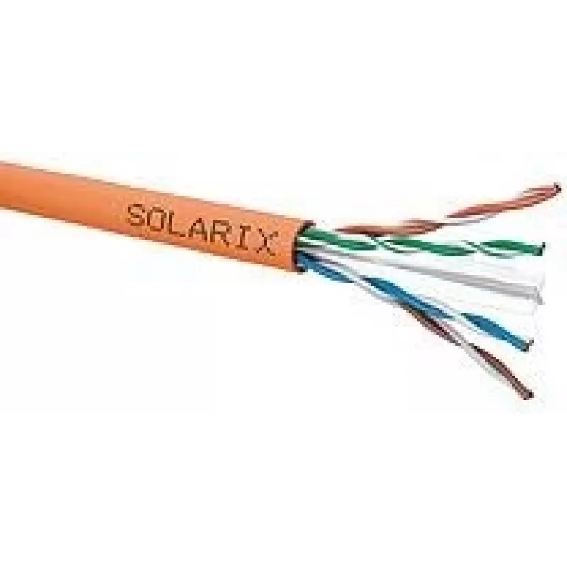 VYTOS POROS KABELIS SOLARIX CAT.6 U/UTP LSOHFR B2ca s1d1a1 ritė 500M