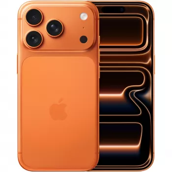 „Apple iPhone 17 Pro“ (512 GB, „Arancione Cosmico“, 6,30 colio, dviejų SIM kortelių, 5G), išmanusis telefonas, oranžinė