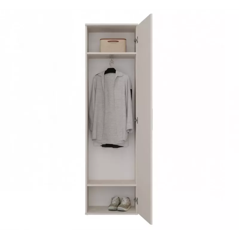 Drabužių spinta top e shop DUO KASZMIR BEIGE modelis M-MP-SZ-DUO-DUO-KASZ (spintos korpusas)