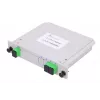 Optinis PLC skirstytuvas 1:2 SC/APC lizdinio tipo, Extralink, juodas ABS