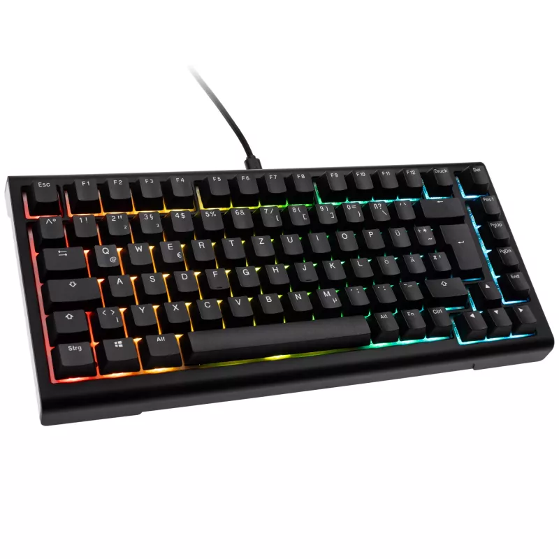 Ducky Tinker 75 klaviatūra Gaming USB vokiška juoda