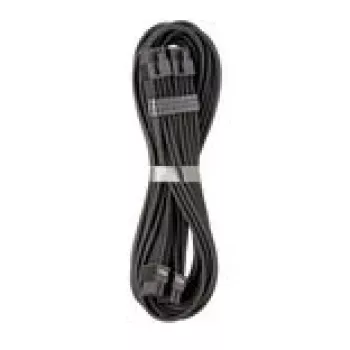 CableMod C-Series Pro ModMesh sujungtas PCIe maitinimo laidas 8+8‑Pin, 60 cm, juodas