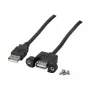 Efb K5291SW.0,5V2 USB laidas, juodas