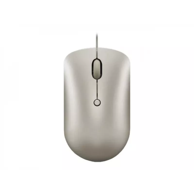 Laidinė biuro pelė Lenovo 540 abiem rankoms tinkama USB Type-C Optinė 2400 DPI Smėlio