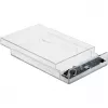 HDD/SSD dėklas DeLOCK 42623 skaidrus 2.5/3.5 colių