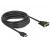 Vaizdo kabelio adapteris DeLOCK 85656 5 m HDMI Type A DVI juodas