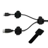 LABEL THE CABLE PRO Sieninis Velcro Laikiklis Kabeliams, 50 vnt. - juoda