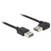 USB kabelis DeLOCK 5 m USB 2.0 A m/m 90°