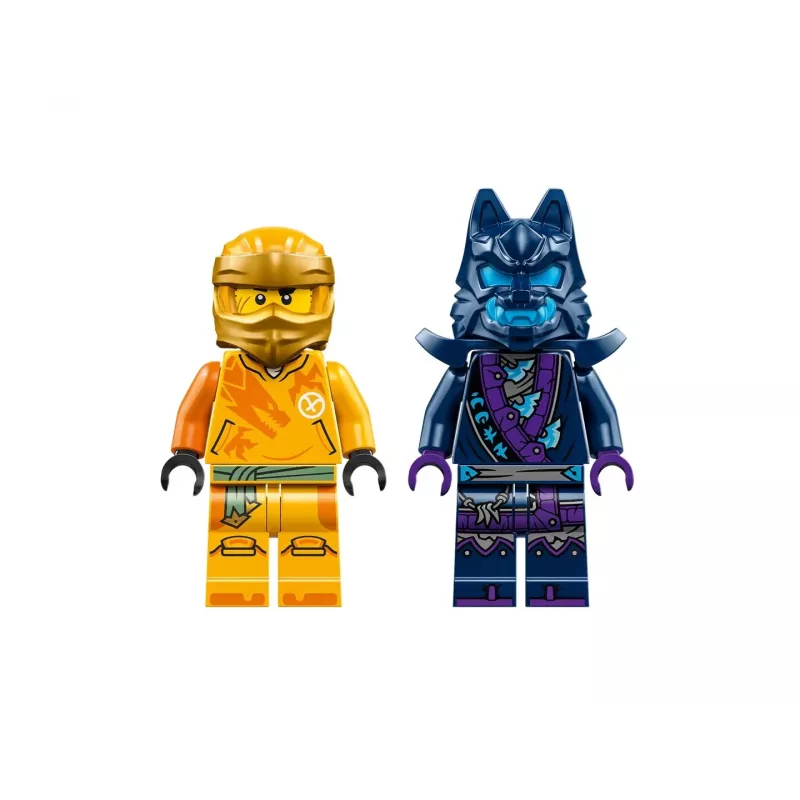 LEGO NINJAGO Arin mūšio mecha veiksmo figūrėlė, ninja žaislas berniukams, mergaitėms ir vaikams nuo 4 metų, Dragons Rising rinkinys su Arin minifigūrėle ir mini Kata