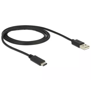 USB laidas DeLOCK 83600 USB 2.0 1 m USB C USB A juodas