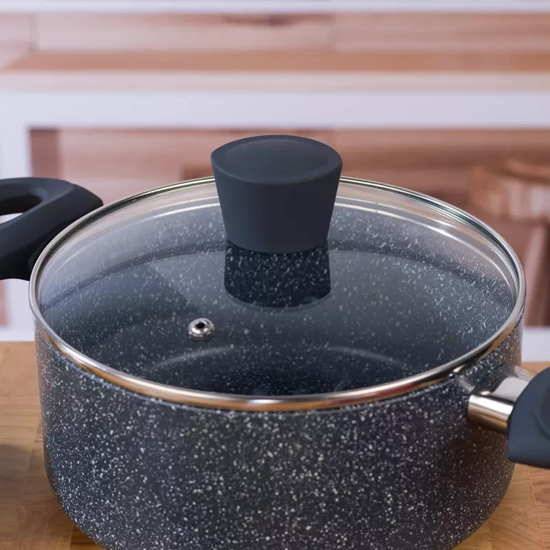 Puodas Russell Hobbs RH00848EU 20 cm akmens – viryklės puodas su dangčiu