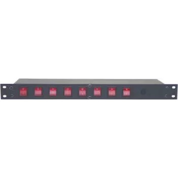 Maitinimo skirstymo skydas EUROLITE 19 colių 8× IEC C13 lizdai modelis 70008277