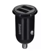 Automobilinis pakrovėjas Baseus Gain Pro Universalus Juodas — 2× USB 2.0, 2,4 A vienam prievadui, įvestis 12–24 V, 5 V išvestis