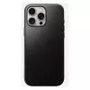 Mobiliojo telefono dėklas Nomad Modern Leather Case, skirtas iPhone 16 Pro Max, 6,9 colio (17,5 cm), juodas, oda+PC+TPU