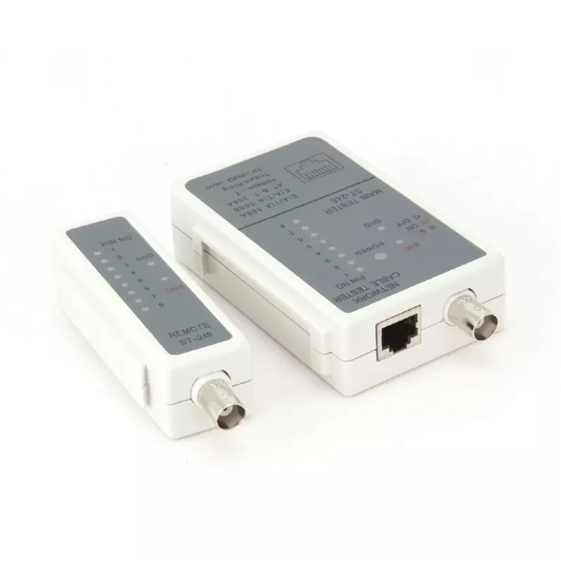 Cablexpert NCT-1 tinklo kabelio testeris baltas