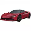 3D dėlionė Ravensburger Iconics Ferrari SF90 Stradale – kolekcinis modelio rinkinys