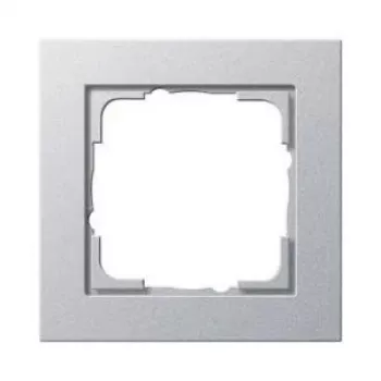 Sieninė plokštė GIRA E2 Aliuminis bevaržtis termoplastikas 80,8×80,8×9,3 mm