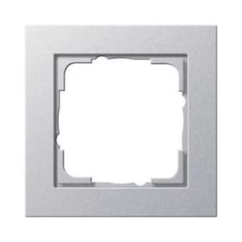 Sieninė plokštė GIRA E2 Aliuminis bevaržtis termoplastikas 80,8×80,8×9,3 mm