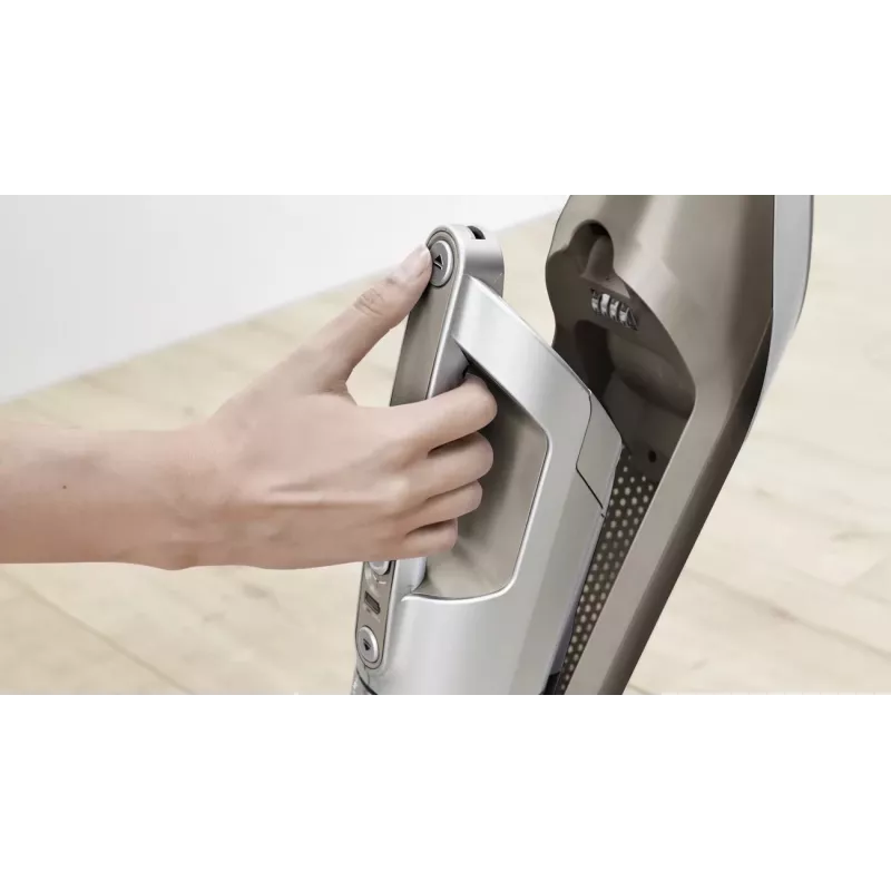 Bosch BBH3ALL23 belaidis vertikalus dulkių siurblys / elektrinė šluota 2-in-1 vertikalus dulkių siurblys Baterija Sausas Be maišelio 0,4 l šampano, metalo spalvos