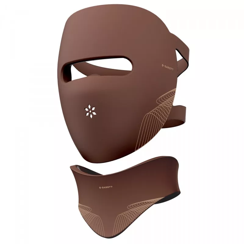 Garett Beauty Skin Ritual veido ir kaklo LED kaukė, ruda