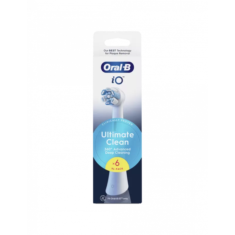 Oral-B iO Ultimate Clean keičiamosios šepetėlių galvutės