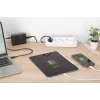 Maitinimo šakotuvas DIGITUS 3 lizdų su 2×USB-A ir 1×USB-C, 3 kintamosios srovės lizdai E/F tipo, 1,5 m laidas, baltas