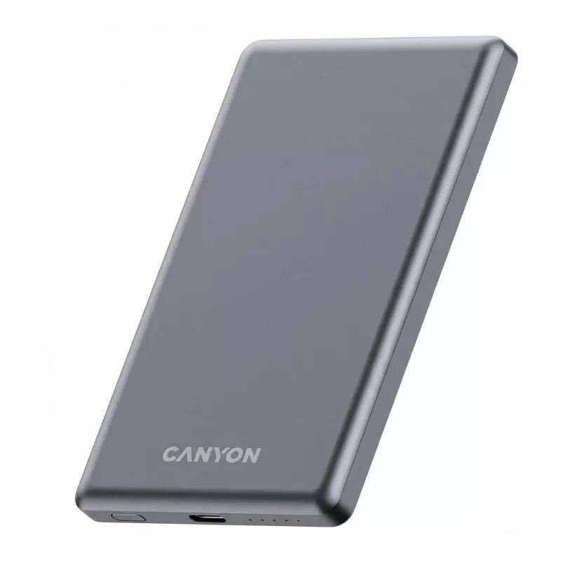 Canyon CPB500B Powerbank onPower 5.000 mAh slim Magsafe juoda (CNS-CPB500B)