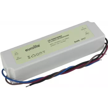 Elektroninis transformatorius EUROLITE 12V 8A IP67 – žemos įtampos LED/halogeninių lempų maitinimo šaltinis