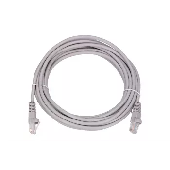 Tinklo komutacinis kabelis Extralink Cat5e UTP 5 m — RJ-45 į RJ-45, pilkas
