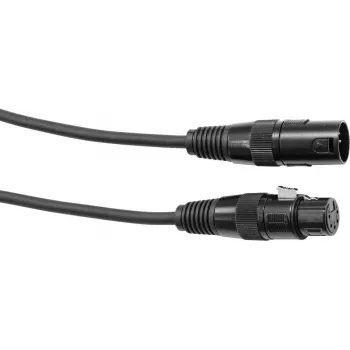 EUROLITE DMX kabelis 5 kontaktų XLR, 10 m, juodas