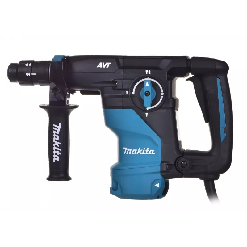 MAKITA HR3012FCWJ rotacinis perforatorius SDS-Plus 3,9J 1050W AVT MAKPAC Juoda, mėlyna