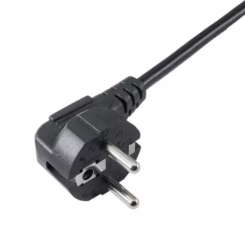 Akyga AK-PC-05A maitinimo kabelis CEE 7/7–IEC C13, 5 m, juodas