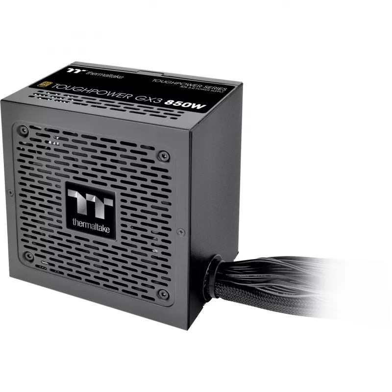 Thermaltake ToughPower GX3 - Maitinimo blokas (vidinis) - ATX12V 3,0 - EPS12V - 80 PLUS Gold - AC 100-240 V - 850 W - Juoda (PS-TPD-0850NNFAGE-3)