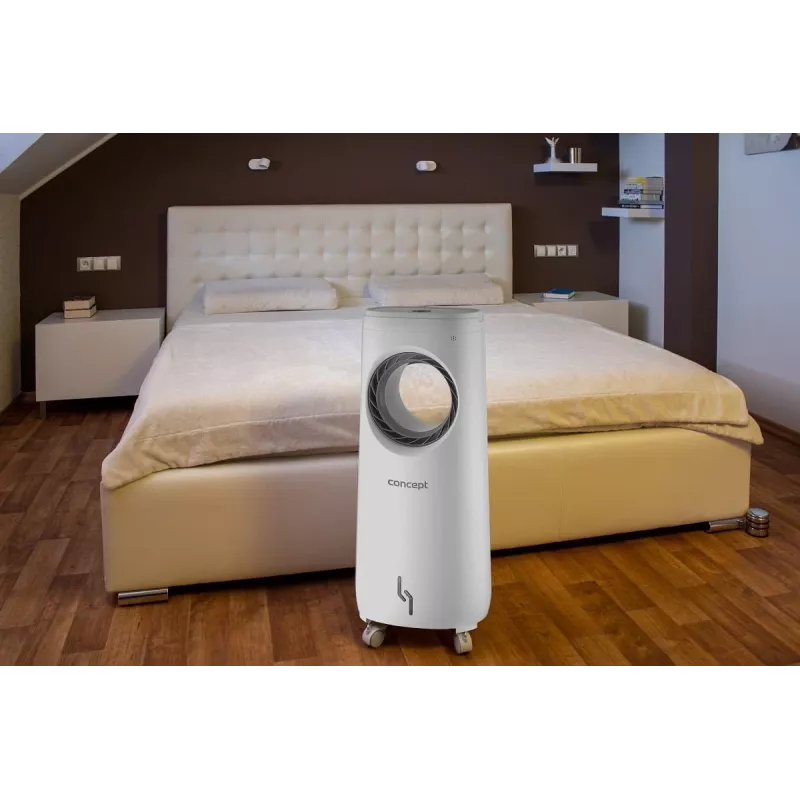 Stovintis ventiliatorius Concept Solution OV5220 — baltas, 80 W, jutiklinis valdymas, 805 mm aukštis