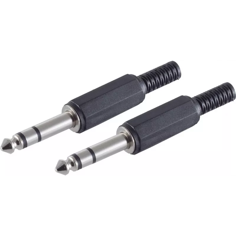 Laido jungtis ShiverPeaks BS50100-2 6,3 mm juoda