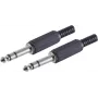 Laido jungtis ShiverPeaks BS50100-2 6,3 mm juoda