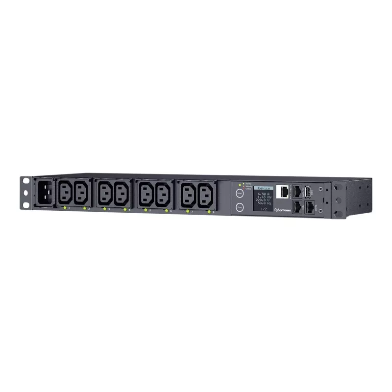 CyberPower PDU41005 maitinimo paskirstymo įrenginys (PDU) 8 kintamosios srovės lizdai 1U juodas