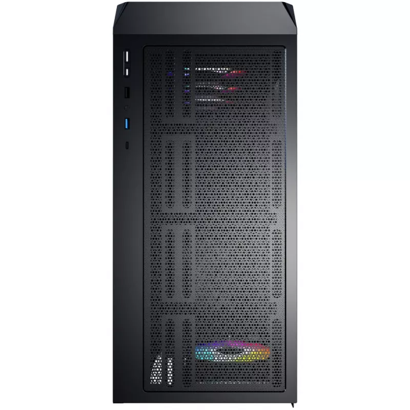 PC korpusas Montech X5 Midi Tower juodas ATX 3x140mm ventiliatoriai