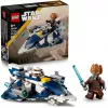 LEGO Microfighter Star Wars Plo Koon'o Jedi naikintuvas 75400 — 89 dalys, 1 minifigūrėlė, amžius 6+