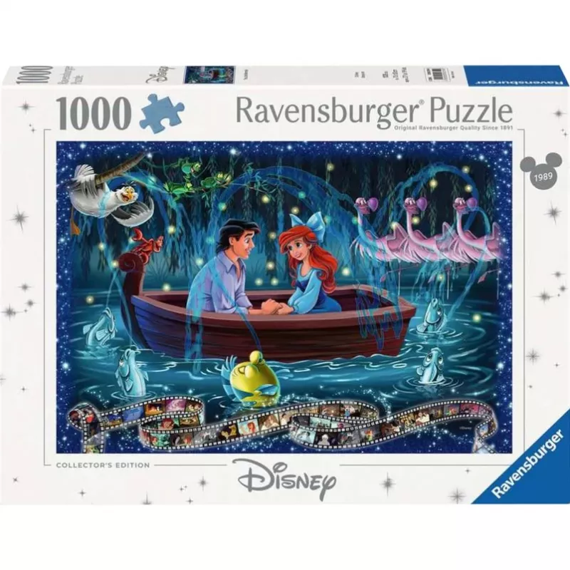 1000 dalių „Ravensburger“ dėlionė „Disney Collector's Edition Ariel“ – 1000 vnt., standartinis formatas