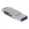 USB Flash Drive DeLOCK 128GB USB-C Type-A Swivel Model