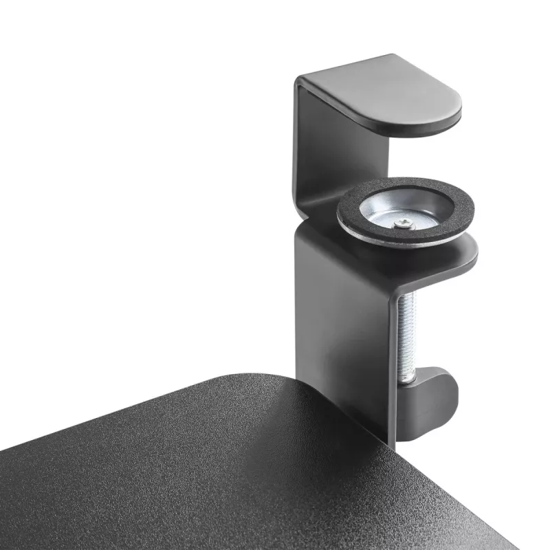Maclean MC-839 slydimo platforma klaviatūrai | Po stalu esantis stalčius klaviatūrai ir pelei | Užspaudžiamas klaviatūros padėklas | Ergonomiškas darbo vietos sprendimas