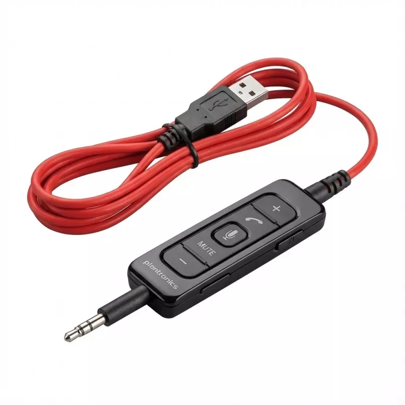 POLY Juodawire 5200 USB-A Inline Controls 85Q62AA HP ausinės