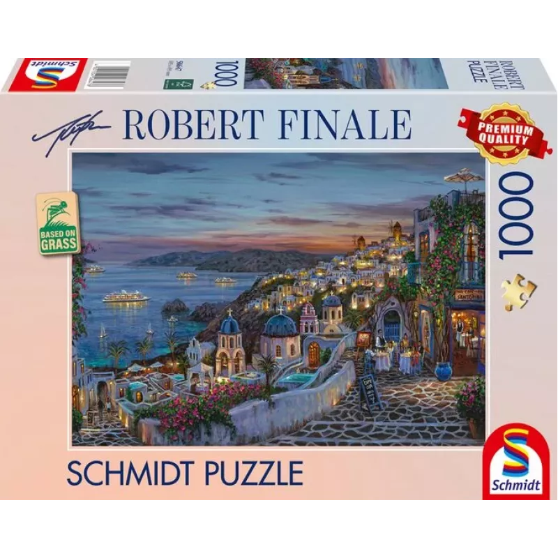 Robert Finale: Santorini Sonnenuntergang, Dėlionė 1000 vienetų