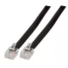 EFB-Elektronik modulinis kabelis juodas, 2 x RJ12 (6/6) kištukas, 1:1, 1,0 m Gamintojas: EFB Elektronik (K2404SW.1)