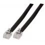 EFB-Elektronik modulinis kabelis juodas, 2 x RJ12 (6/6) kištukas, 1:1, 1,0 m Gamintojas: EFB Elektronik (K2404SW.1)
