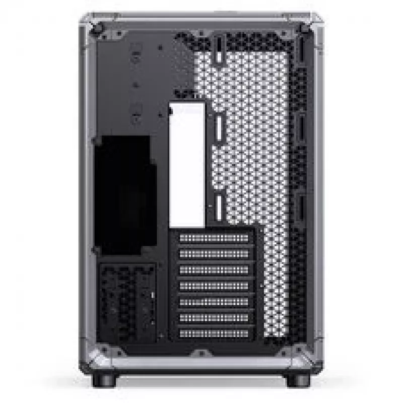 PC korpusas Jonsbo X400, Midi-Tower ATX, grūdinto stiklo šoninis skydas, pilkas